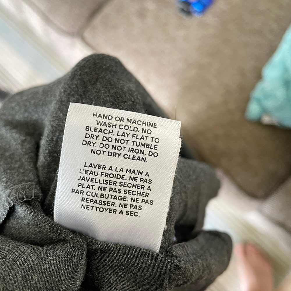 ENCIRCLED 🇨🇦 The Everyday Twist Top Women’s SZ L 💥 GREY 💥 Travel Cardigan Duster - Picture 15 of 17